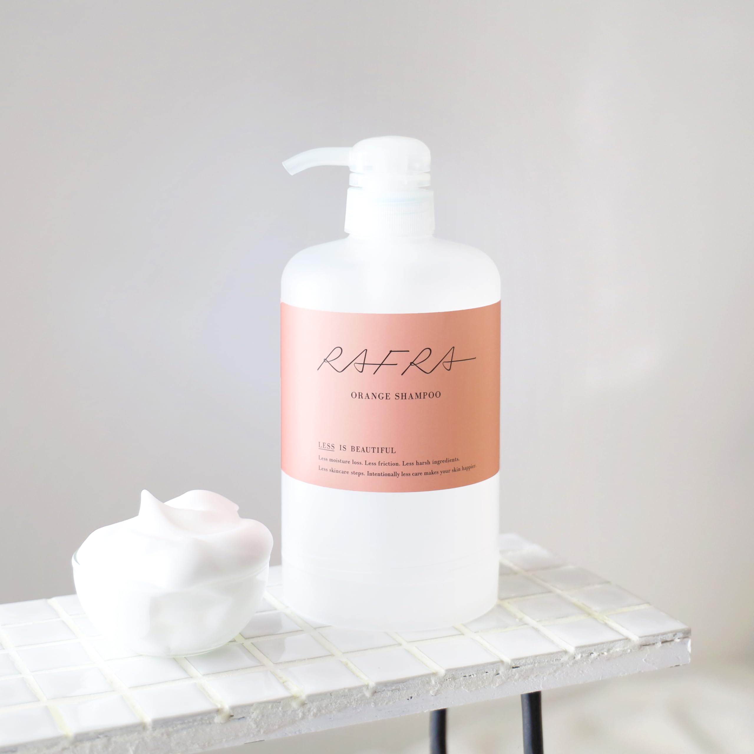 Amazon | ラフラ リンス不要 ノンシリコンシャンプー オレンジ